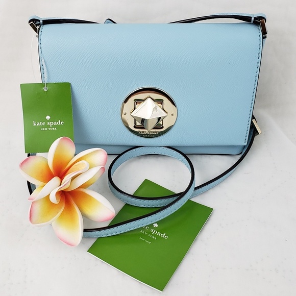kate spade Bag Crossbody Light Blue Gold Hardware - Picture 3 of 8
